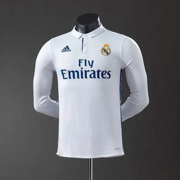 Camiseta de fútbol Real Madrid 2016/17 LOCAL MANGA LARGA VERSION JUGADOR